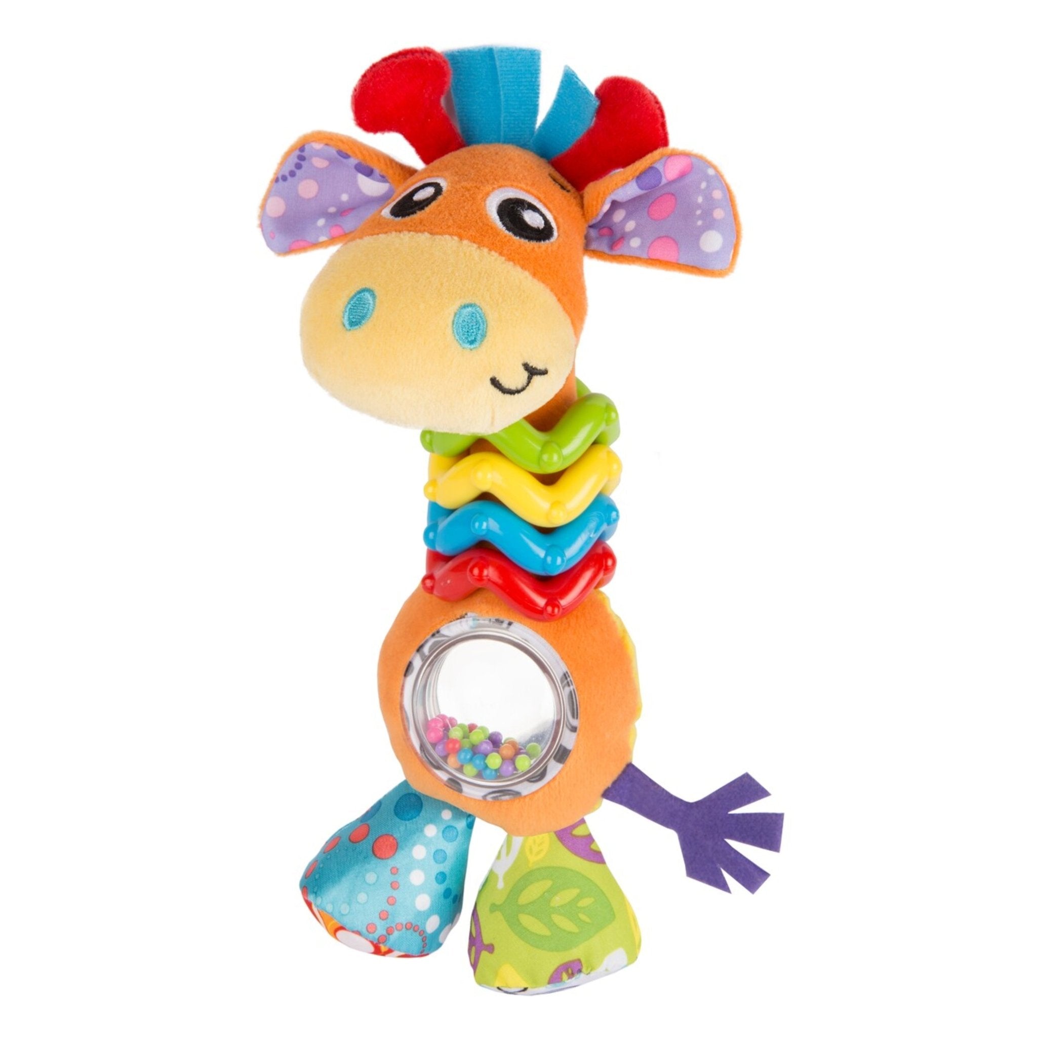 Juguete Playgro en forma de Jirafa, multicolor.