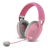Audifono Modelo Ire Pro H848 Marca Redragon Conexion Bluetooth Para Gamers Sonido 7.1 Con Microfono Color Rosado