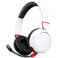 Audifono Gaming Inalambrico Para Ninos Marca HyperX Modelo Cloud Mini Color Blanco