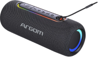 BOCINA ARGOM ARG-SP-3121BK CONEXION BLUETOOTH PROTECCION IPX5 TECNOLOGIA TWS POTENCIA DE 10 WATTS COLOR NEGRO