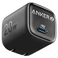Cargador De Pared Marca Anker Modelo Zolo De 20 Watts Con 1 Puerto USB-C Color Negro A2699J11