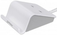 MANHATTAN 406048 ESTACION DE CARGA USB 2 PUERTOS CON STAND 3.4A TOTAL