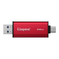 SSD Externo (Unidad De Estado Solido) Marca Kingston Modelo Dual SPSD/512GB Capacidad De 512GB Conexion USB-C y USB-A