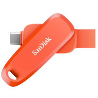 Memoria USB Flashdrive Marca SanDisk Modelo Phone Drive Capacidad De 512GB Conexion USB-C Y USB-A Color Naranja