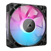 Ventilador Para Case Marca CORSAIR Modelo iCUE LINK RX120 RGB PWM De 120 mm Color Negro