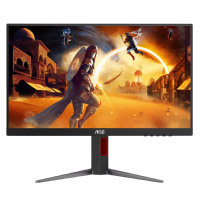 Monitor LED Gaming Marca AOC Modelo 24G4  23.8" 1920 x 1080 FHD Fast IPS 180 Hz 1 ms DP + HDMI Pivot Adaptive Sync