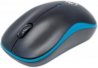 MANHATTAN 179416 MOUSE INALAMBRICO 1000dpi OPTICO NEGRO AZUL