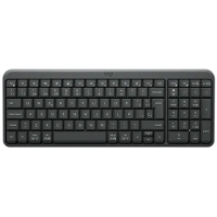 Teclado Compacto Inalambrico Marca Logitech Modelo K250 En Espanol Conexion Bluetooth Color Grafito