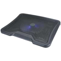 Base Con 1 Ventilador Para Notebook Marca AON Modelo Frost On Gx3 Con Led Azul