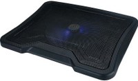 ARGOM BASE CON 1 VENTILADOR PARA NOTEBOOK LED AZUL ARG-CF-1584