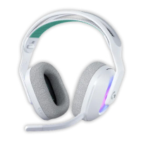 Audifono Inalambrico Para Gamers Marca Logitech Modelo Lightspeed G522 Color Blanco 981-001549