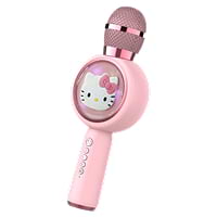 Microfono Bluetooth Marca OTL Modelo PopSing Karaoke Hello Kitty 2 En 1 Color Soft Pink & Rose Gold