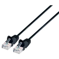 Cable U/UTP Slim Nivel 6 De 1.5 Metros Color Negro Marca INTELLINET Modelo 742092