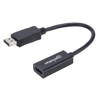 Adaptador DisplayPort A HDMI Marca Manhattan Modelo 151634 Resolucion de 1080P Con 60Hz