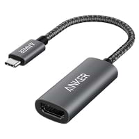 Adaptador USB-C A HDMI Marca Anker Modelo 310 Resolucion 4K 60Hz Compatible Con Thunderbolt 3 A8312HA1-1