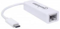 Adaptador Manhattan 507585 USB-C A Gigabit Ethernet 10/100/1000
