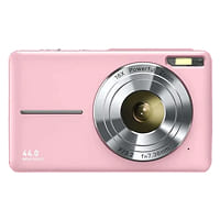 Liquidacion Camara Digital Marca JRKI Modelo DC40-3 AF De 44 Megapixeles Resolucion De 1080P Pantalla De 2.4" Color Rosado