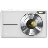 Camara Digital Marca JRKI Modelo DC40-3 AF De 44 Megapixeles Resolucion De 1080P Pantalla De 2.4" Color Blanco