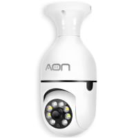 Camara Seguridad Smart Marca AON Modelo B25X Para Interior Conexion Tipo Casquillo De Bombilla