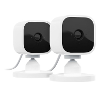 BLINK MINI PAQUETE DE 2 CAMARAS SMART PARA INTERIORES INALAMBRICA RESOLUCION 1080P COLOR BLANCO CORRIENTE USB 100-240V 0.15A CON MICROFONO DE DOS VIAS