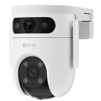 Camara Para Exterior Marca Ezviz Modelo H9c Dual 2K De Doble Lente Con Deteccion De personas Con Inteligencia Artificial