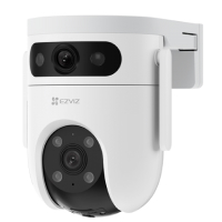 Camara Para Exterior Marca Ezviz Modelo H9c Dual 3K De Doble Lente Con Deteccion De personas Con Inteligencia Artificial