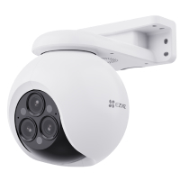 Camara Para Exterior Marca Ezviz Modelo H80f Multi Resolucion 2K Plus (2560 X 1440) Vista 360 Grados Proteccion IP67