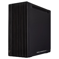 Case Marca ASUS Modelo ProArt PA602 Wood Edition Con Panel De Vidrio Templado Color Negro Sin Fuente De Poder