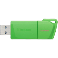 Memoria USB 3.2 Marca Kingston Modelo Flashdrive DataTraveler Exodia M Capacidad De 128GB Color Neon Verde