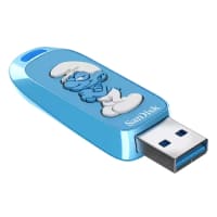 Memoria USB Flashdrive Marca SanDisk Edicion Smurfs Capacidad De 64GB