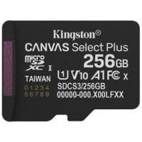 Memoria Micro SD Marca Kingston Modelo Canvas Select Plus UHS-I Capacidad De 256GB SDCS3/256GBSP