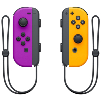 Joy-Con Control Para Nintendo Switch L/R Color Neon Morado Y Neon Naranja JP