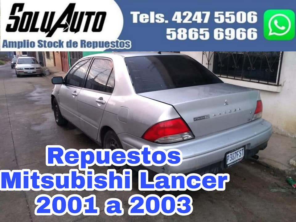 Nueva Mercaderia REPUESTOS MITSUBISHI LANCER 2001 A 2003 MOTOR 2.0 AUTOMATICO 

CULATA 2.0, CAJA AUT