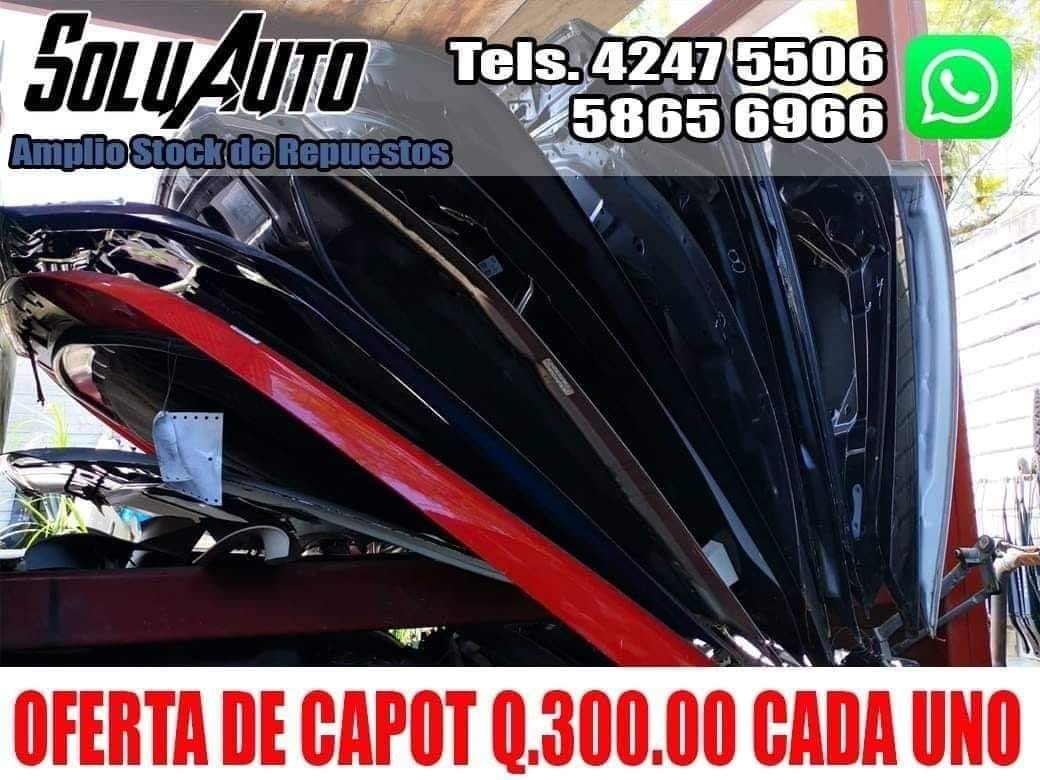 OFERTA Y LIQUIDACIÓN DE CAPOT Q.300.00 CADA UNO

Acura TL                     2009-2011
Fiat