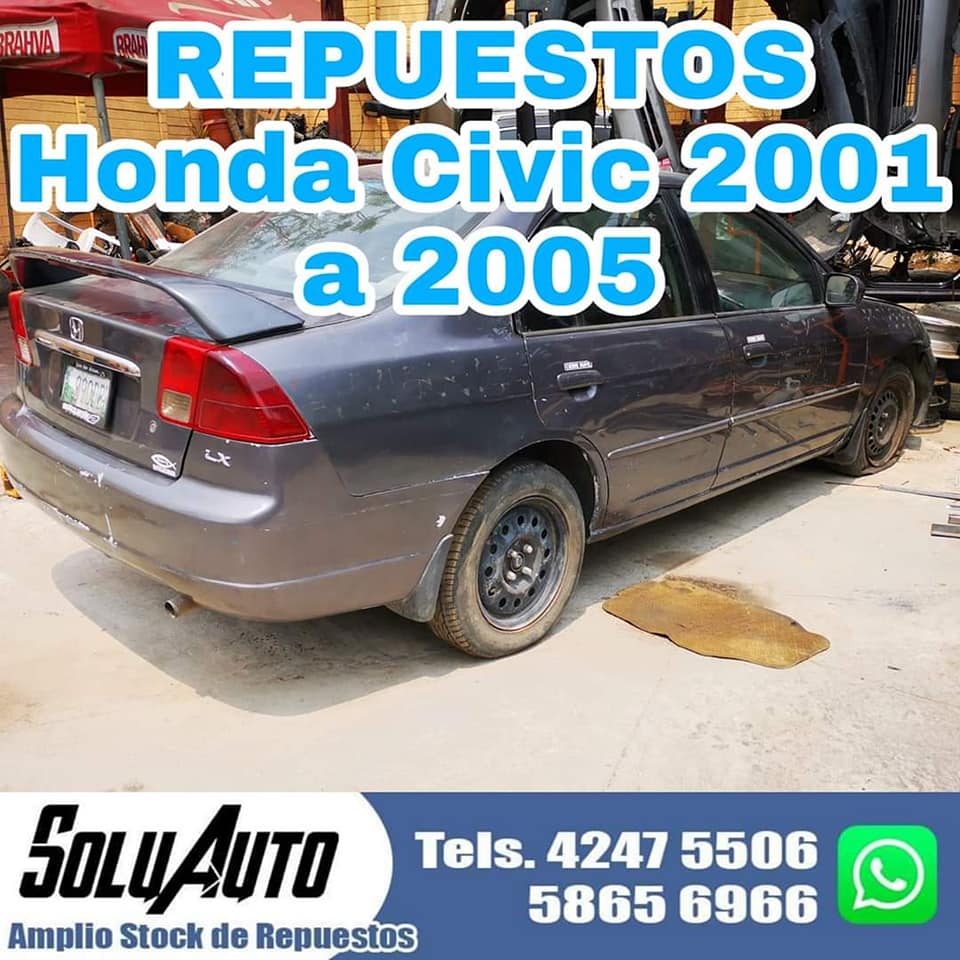 Repuestos Honda Civic 2001-2005 1.7 / Honda CIVIC 2006 A 2009 / CRV 1999 A 2000 / FIT 2007 A 2009

S