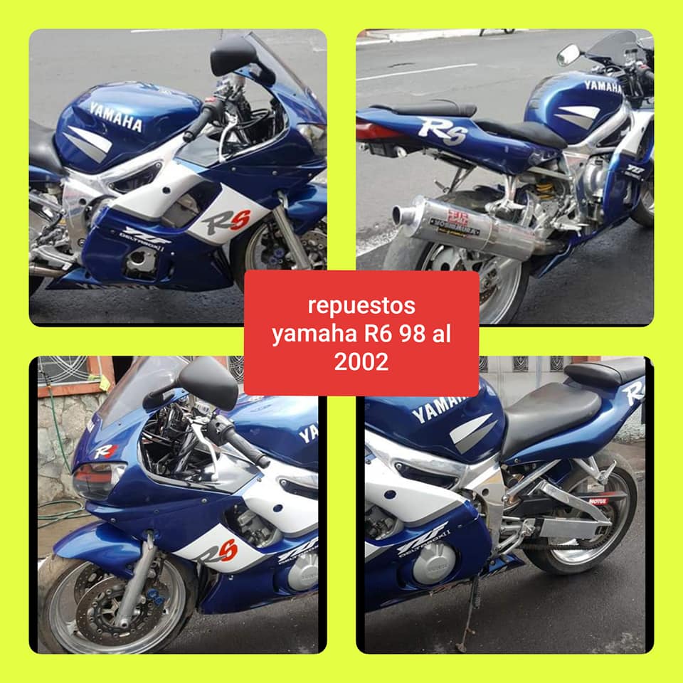 Repuestos para moto yamaha R6 98 al 2002