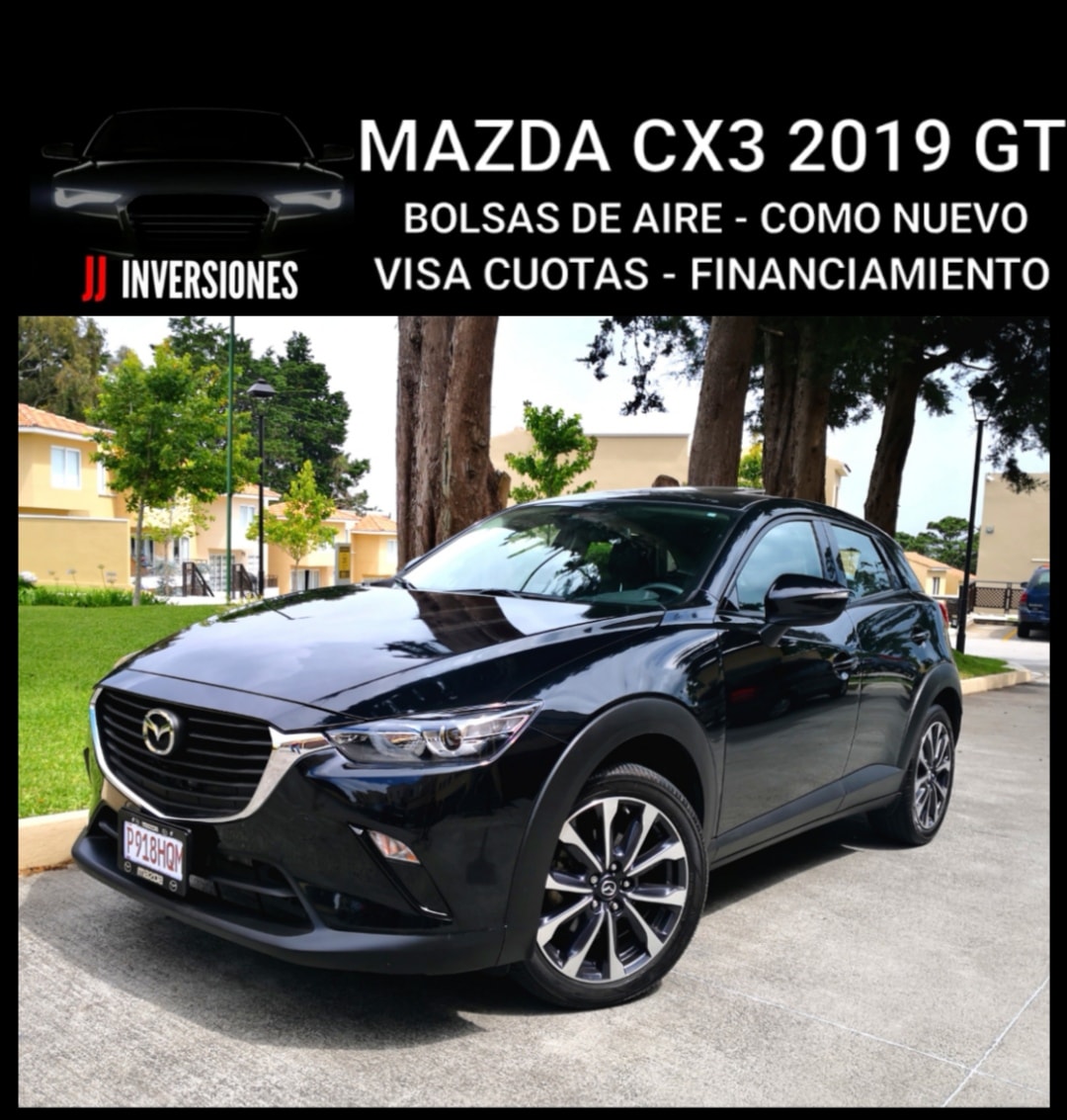 MAZDA CX3 2019 GT, BOLSAS COMPLETAS, VISA CUOTAS FINANCIAMIENTO