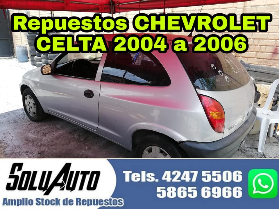 Repuestos CHEVROLET CELTA 2004 A 2006 Motor 1000

Culata, Cigueñal, Caja Mecánica, sensores, bomba d