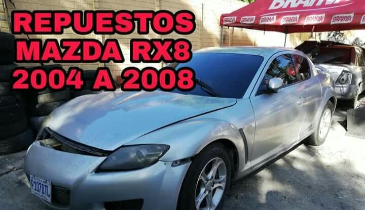 REPUESTOS MAZDA RX8 2004 A 2008 MOTOR 1.3 ROTATIVO TIPTRONICK CON CAMBIOS SECUENCIALES 

1.3 ROTATIV