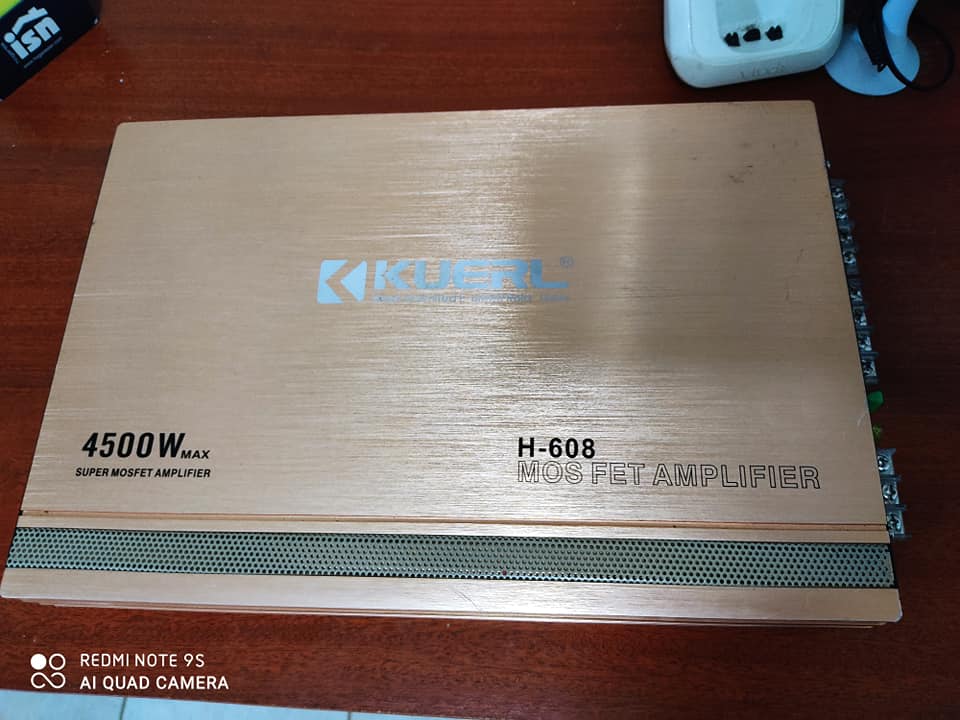 Ampli 4500w 4 canales MOSFET