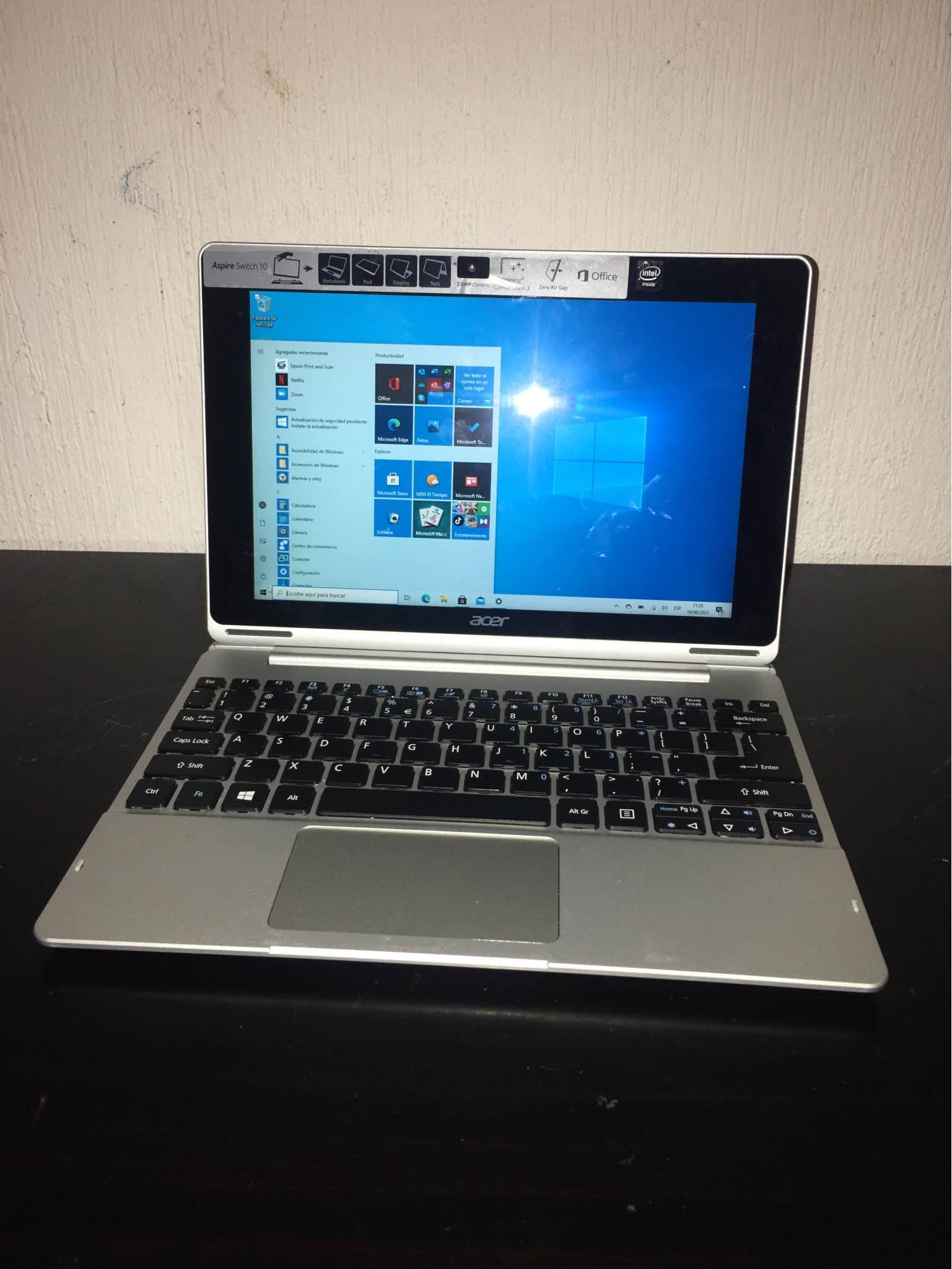 Laptop, tablet windows 10