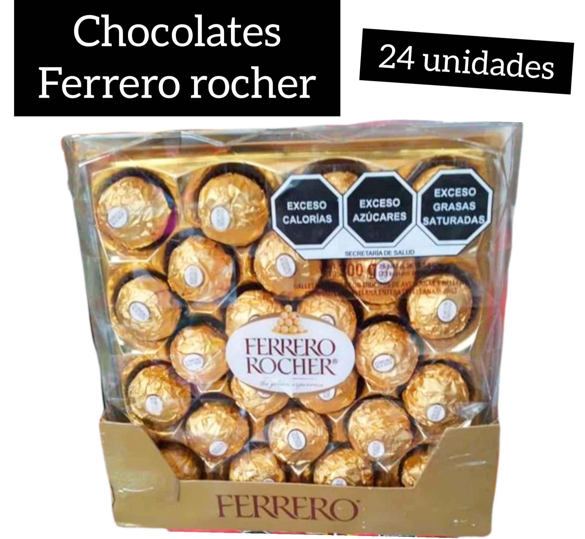 Chocolates ferrero rocher de 24 unidades