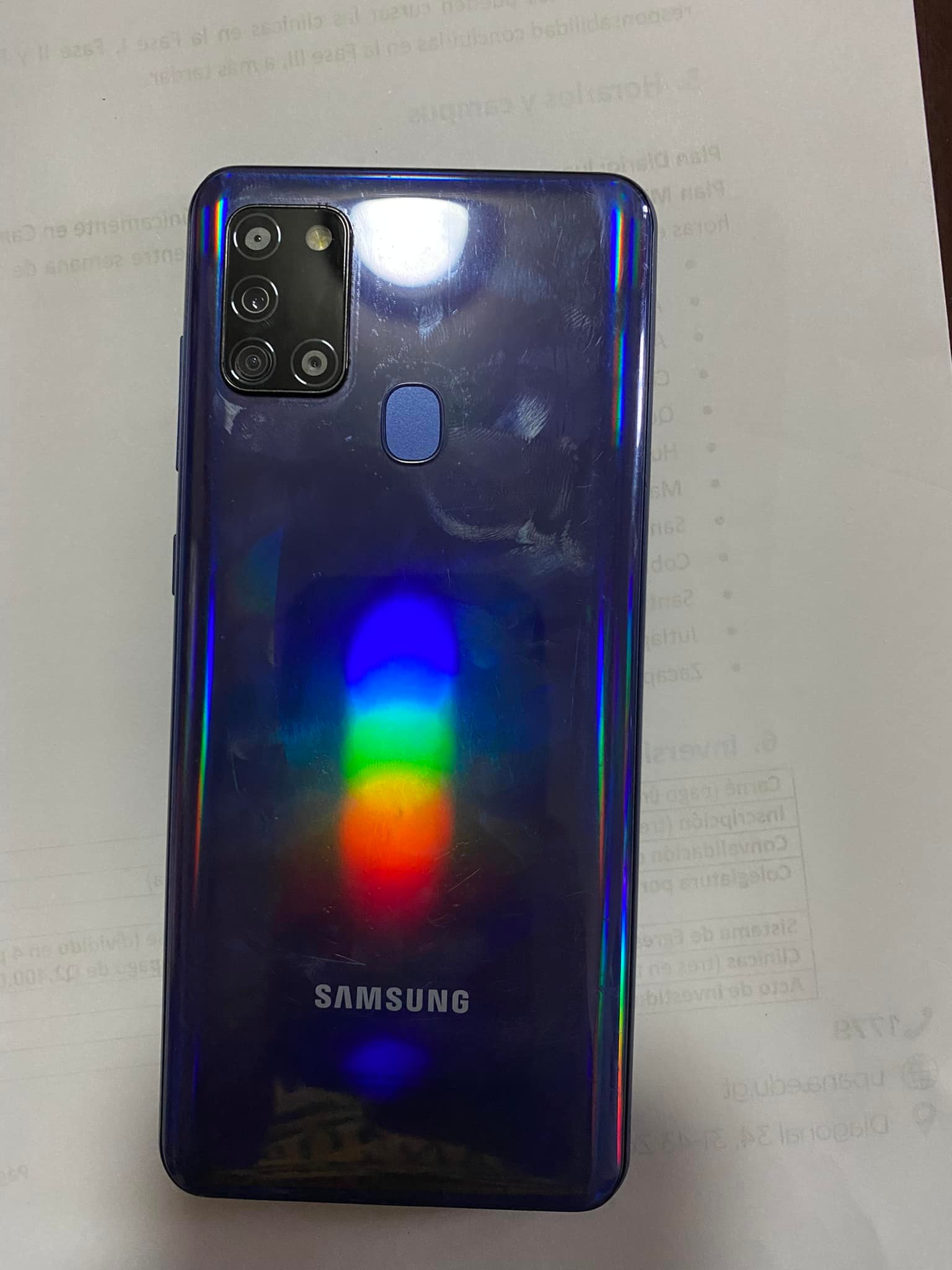 Vendo Samsung A21s color azul