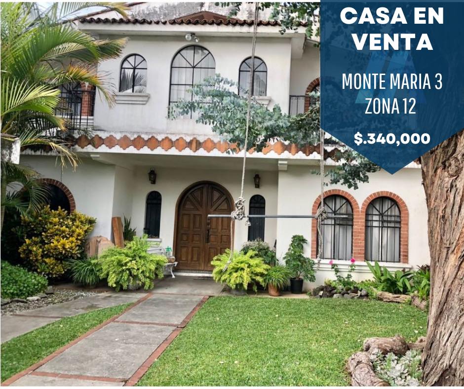 Hermosa Casa en venta Monte María- zona 12