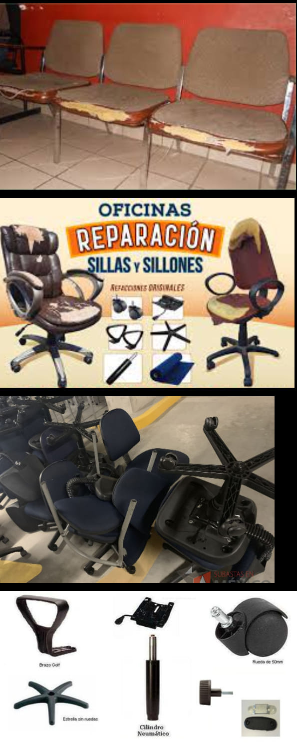 Reparación de sillas de oficina