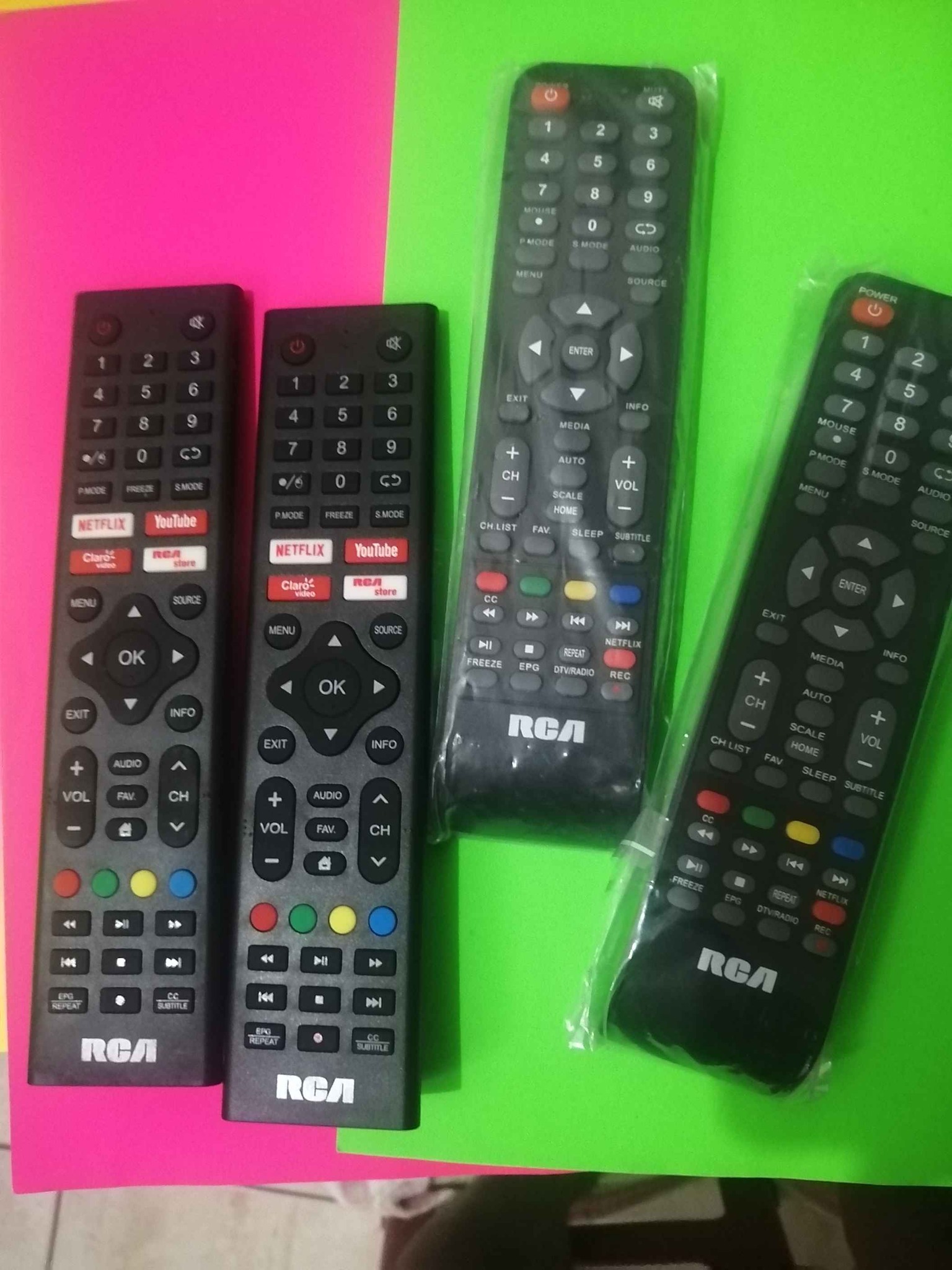 Controles para esmart TV rca