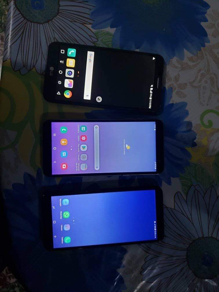 Samsung J8 plus y LG Stilo 3