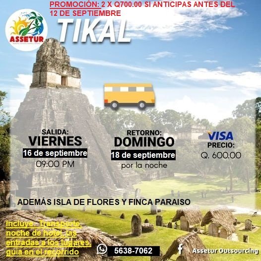 Visita al Parque Nacional Tikal