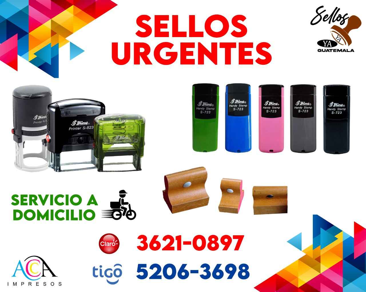 SELLOS DE HULE URGENTES
3621 0897 Y 5206 3698