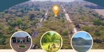 Puede ser una imagen de ‎4 personas y ‎texto que dice "‎Paraiso a tu alcance ؟ GARITA DE SEGURIDAD 2 PARQUES ECOLÓGICOS -Pimentón -Central Park ACCESO AL LAGO Embarcadero al lago‎"‎‎